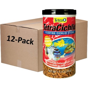 image:imageTetra Cichlid Floating Cichlid Sticks Fish Food 113 oz113 Ounce Pack of 12
