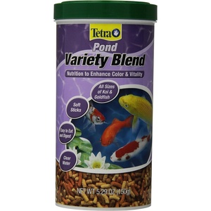 image:imageTetra Pond Variety Blend Pond Fish Food for Goldfish and Koi 132 Pounds Pack of 6529 Ounce Pack of 1