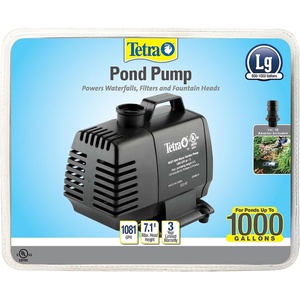 image:imageTetra Pond Water Garden Pump 1081 GPH500 to 1000 gallons