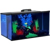image:imageGloFish Crescent aquarium Kit 3 Gallons Includes Hidden Blue LED Light And Internal Filter10gallon kit