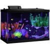 image:imageGloFish Crescent aquarium Kit 3 Gallons Includes Hidden Blue LED Light And Internal Filter20gallon kit