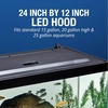 image:imageTetra LED Aquarium Hood 20 in x 10 in LowProfile Fish Tank Cover24 Inch