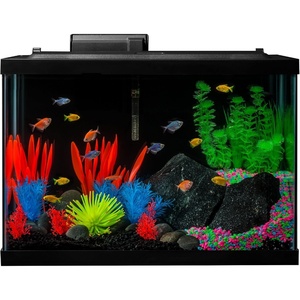 image:imageGloFish Crescent aquarium Kit 3 Gallons Includes Hidden Blue LED Light And Internal Filter20gallon kit