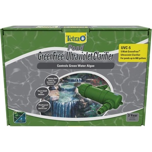 image:imageTetra Pond GreenFree UV Clarifier UVC5 for Clean amp Clear Ponds
