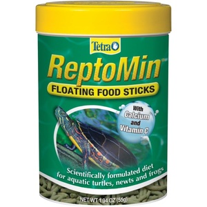 image:imageTetra ReptoMin Floating Food Sticks Food for Aquatic Turtles Newts and Frogs 37 oz194 Ounce Pack of 1