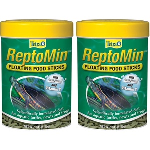 image:imageTetra ReptoMin Floating Food Sticks Food for Aquatic Turtles Newts and Frogs 37 oz194 Ounce Pack of 2