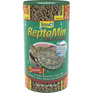 image:imageTetra ReptoMin SelectAFood for Aquatic Turtles amp Amphibians155 Ounce Pack of 1