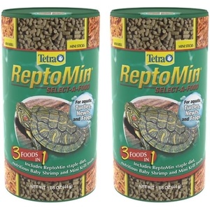 image:imageTetra ReptoMin SelectAFood for Aquatic Turtles amp Amphibians155 Ounce Pack of 2
