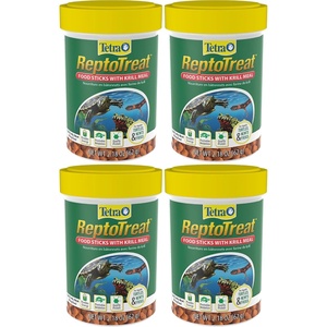 image:imageTetra ReptoTreat Supplemental Turtle Food Sticks with Krill Meal 218 oz218 Ounce Pack of 4