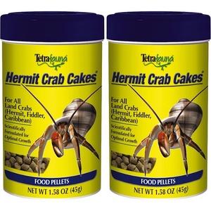 image:imageTetra TetraFauna Hermit Crab Cakes Food Pellets for All Land Crabs 158 oz158 Ounce Pack of 2