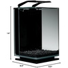 image:imageMarineland Portrait Glass LED Aquarium Kit 5 Gallons Hidden FiltrationBlack