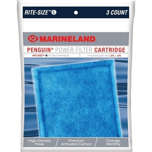 image:imageMarineland BioWheel Penguin RiteSize C Aquarium Filter Cartridge 6 Count3Count