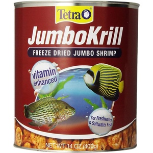 image:imageTetra JumboKrill FreezeDried Jumbo Shrimp Treat for Fish 14 oz14 Ounce Pack of 1