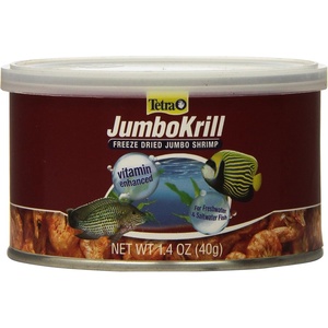 image:imageTetra JumboKrill FreezeDried Jumbo Shrimp Treat for Fish 14 oz14 Ounce Pack of 1