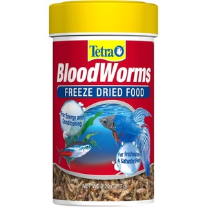 image:imageTetra BloodWorms FreezeDried Fish Food Dietary Supplement 025 oz025 Ounce Pack of 1