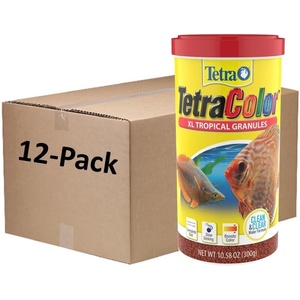 image:imageTetra Color XL Tropical Granules Fish Food for Large Tropical Fish 265 oz1058 Ounce Pack of 12