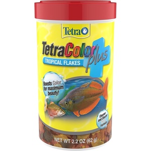 image:imageTetra ColorPlus Tropical Flakes Fish Food 706 oz22 Ounce Pack of 1