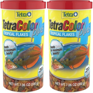 image:imageTetra ColorPlus Tropical Flakes Fish Food 706 oz706 Ounce Pack of 2