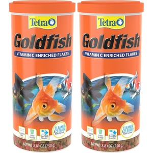 image:imageTetra Goldfish Flakes Nutritionally Balanced Diet For Aquarium Fish Vitamin C Enriched Flakes 452 lbs oz881 Ounce Pack of 2
