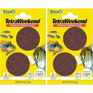 image:imageTetra Vacation Food SlowRelease Feeder Block For Tropical Fish 106 oz085 Ounce Pack of 2