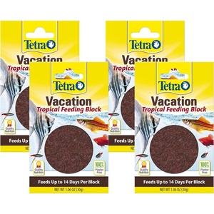 image:imageTetra Vacation Food SlowRelease Feeder Block For Tropical Fish 106 oz106 Ounce Pack of 4