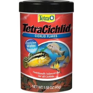 image:imageTetraCichlid Cichlid Flakes 282 oz Fish Food Clear Water Advanced Form158 Ounce Pack of 1
