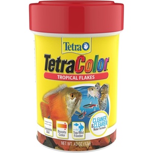 image:imageTetraColor Tropical Flakes Color Boosting Fish Food Nutritionally Balanced Diet for Tropical Fish 706 ozTropical