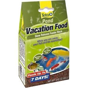 image:imageTetra Pond Vacation Food SlowRelease Feeder Block Fish Food 345 oz345 Ounce Pack of 1